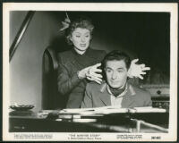 Greer Garson and Leo Genn in The Miniver Story