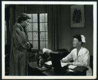 Dorothy McGuire and Louise Lorimer in Mother Didn't Tell Me