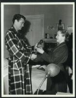Robert Walker and Helen Hayes in a scene from My Son John