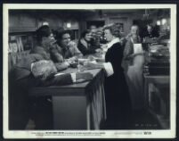 Margaret Sullavan and extras in No Sad Songs for Me