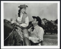 Barbara Hale and Joel McCrea in The Oklahoman