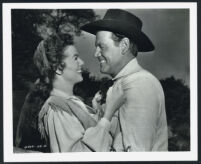 Barbara Hale and Joel McCrea in The Oklahoman