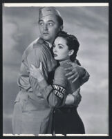 Robert Mitchum and Ann Blyth in One Minute To Zero