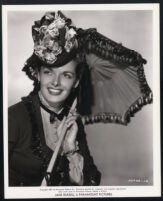 Portrait of Jane Russell in character for The Paleface