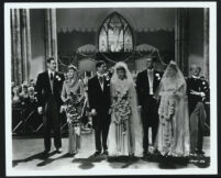 Joel McCrea, Claudette Colbert, Rudy Vallee, Mary Astor, and Sig Arno in The Palm Beach Story
