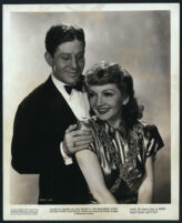 Rudy Vallee and Claudette Colbert in The Palm Beach Story