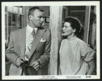 Katherine Hepburn and Aldo Ray in Pat and Mike
