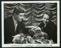 Robert Beatty and Terry Moore in Postmark For Danger