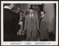 William Conrad, Robert Mitchum, and Ray Collins in The Racket
