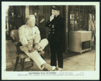Guy Kibbee and unidentified actor in a scene from Scattergood Pulls The Strings