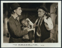 Charles Lind, Phillip Hurlic and an unidentified actor in a scene from Scattergood Rides High