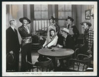 Charles Halton, Allen Jenkins, Judy Canova, Big Boy Williams, and others in Singin' In The Corn