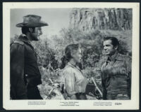 Rex Reason, Piper Laurie, and Dana Andrews in Smoke Signal