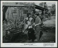 Bobby Driscoll, Luana Patten, and Danny the Black Ram in So Dear To My Heart.