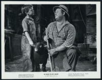 Bobby Driscoll and Burl Ives in So Dear To My Heart.