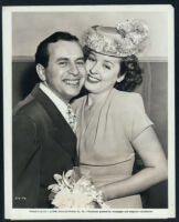 Actress Elena Verdugo with husband Charles R. Marion in a publicity still for Song Of Scheherazade