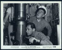 William Holden and William Bendix in Submarine Command
