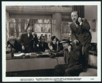 Cast members in a scene from Sullivan's Travels