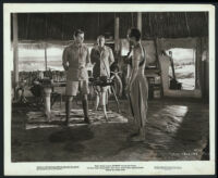 Bruce Cabot, George Sanders, and Marc Lawrence in Sundown
