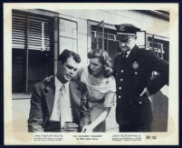 John Miles, Patricia Barry, and Herbert Holcombe in The Tattooed Stranger