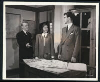 Paul Gilds, Patricia Barry, and John Miles in The Tattooed Stranger