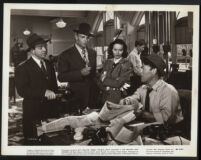 Matt McHugh, James Millican, Teresa Wright, and Brian Donlevy in The Trouble With Women