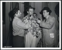 Director James V. Kern on the set of Two Tickets To Broadway