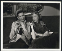 Ann Miller and Barbara Lawrence in Two Tickets To Broadway