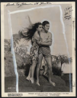 Dorothy Lamour and Robert Preston in Typhoon