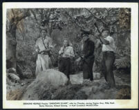 Philip Nazir, Virginia Grey, Barton MacLane, and Richard Denning in Unknown Island