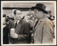 Victor Jory and Emory Parnell in Unknown Guest