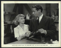 Pamela Blake and Victor Jory in Unknown Guest