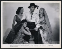 Patricia Medina, Dona Drake, Tony Dexter, and Eleanor Parker in Valentino