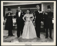 Mary Hatcher with Spike Jones and His City Slickers in Variety Girl