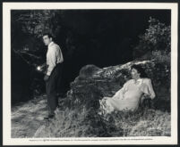 Ida Lupino and Stephen McNally in a scene from Woman in Hiding