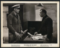 Robert Ryan and Walter Sande in The Woman On The Beach