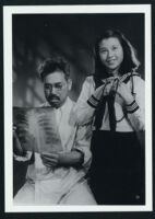 Toshiro Mifune and Chieko Nakakita in Yoidore Tenshi