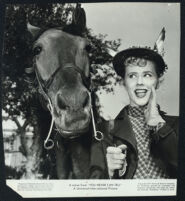 Joyce Holden with her horse self in a scene from You Never Can Tell