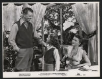 Dan Dailey, Anne Baxter, and Shari Robinson in "You're My Everything"