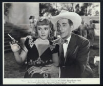 Bonnie Baker and Edward Everett Horton in a scene from You're The One