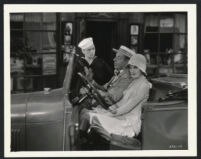 George K. Arthur, Karl Dane, and Josephine Dunn in All At Sea