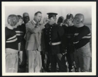 Karl Dane, Eddie Baker, and male cast members in All At Sea