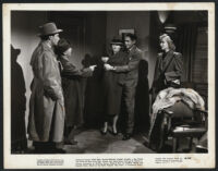 Veda Ann Borg, Philip Reed, Hillary Brooke, and other cast members in Big Town
