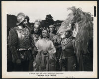 Roy Roberts and unidentified actors in Captain From Castile