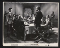 Tyrone Power, cast members and extras in Captain from Castile