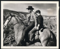 Joel McCrea and Dean Stockwell in Cattle Drive