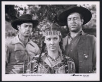Guy Madison, Vera Miles, and Unidentified actor in The Charge at Feather River