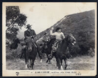 Onslow Stevens and Guy Madison in The Charge at Feather River