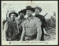Dick Wesson, Henry Kulky, Guy Madison, and Lane Chandler in The Charge at Feather River