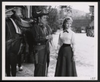 Audie Murphy and Beverly Tyler in The Cimarron Kid